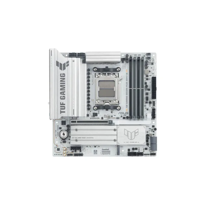 ASUS TUF GAMING B850M-PLUS WIFI7 W - AM5 Micro-ATX Motherboard - DDR5, 4x DIMM, 256GB, WiFi 7 — image 1