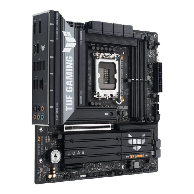 ASUS TUF GAMING B860M-PLUS - B860M-PLUS - LGA1851, DDR5, 4×DIMM up to 256GB, micro-ATX, 3×M.2, 2.5Gb LAN — image 2