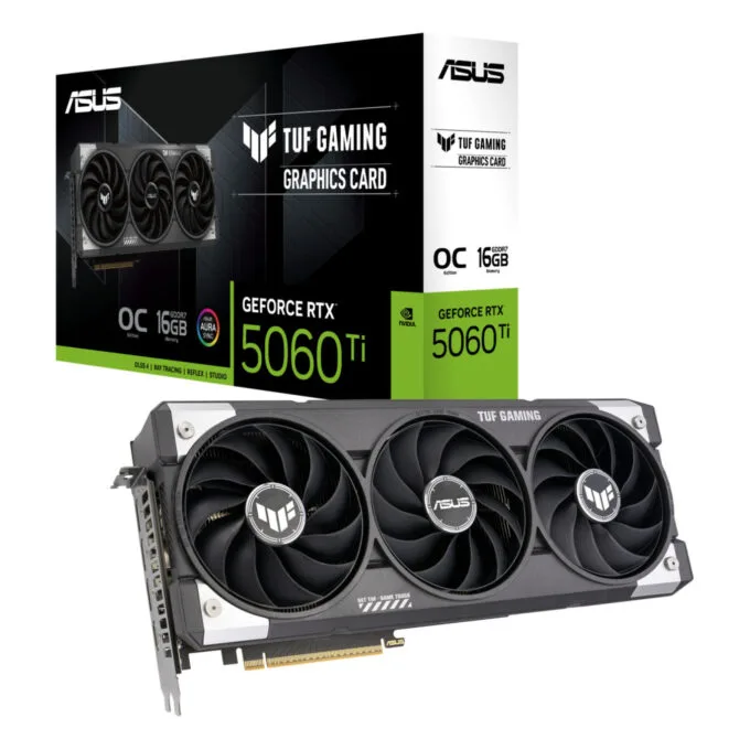 ASUS TUF Gaming GeForce RTX 5060 Ti OC - 16GB, 2692 MHz Boost, Triple-Fan — image 4