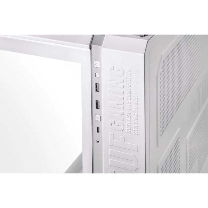 ASUS TUF Gaming GT502 PLUS Mid Tower ATX Case 4x ARGB Fans Tempered Glass White — image 2