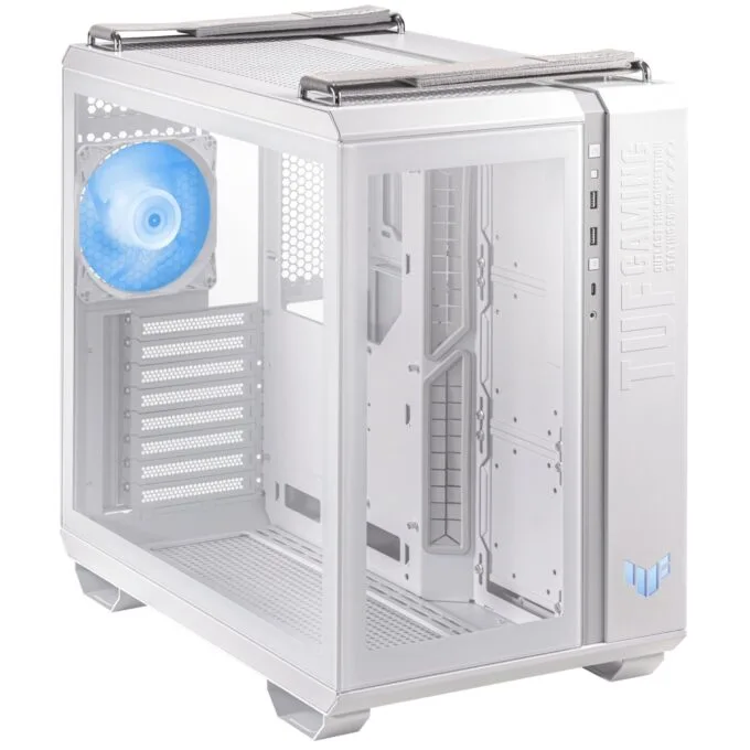 ASUS TUF Gaming GT502 PLUS Mid Tower ATX Case 4x ARGB Fans Tempered Glass White — image 14