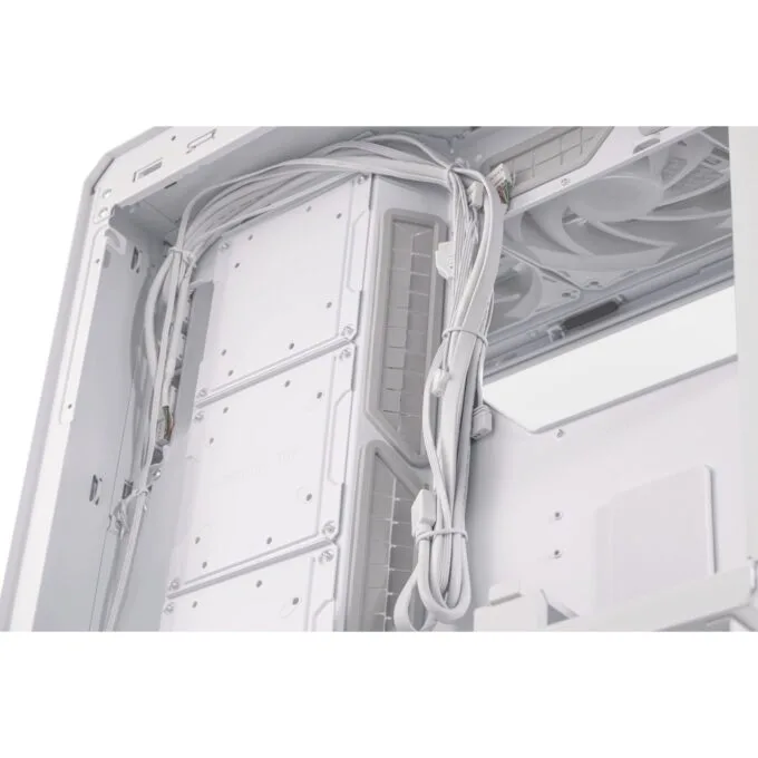 ASUS TUF Gaming GT502 PLUS Mid Tower ATX Case 4x ARGB Fans Tempered Glass White — image 5
