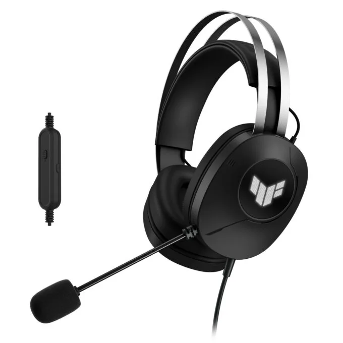 ASUS TUF Gaming H1 Gen II Wired USB-A Gaming Headset Black Virtual 7.1 40mm — image 8