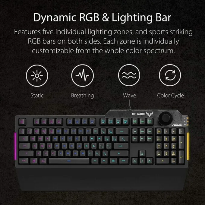ASUS TUF Gaming K1 Membrane Gaming Keyboard — image 2