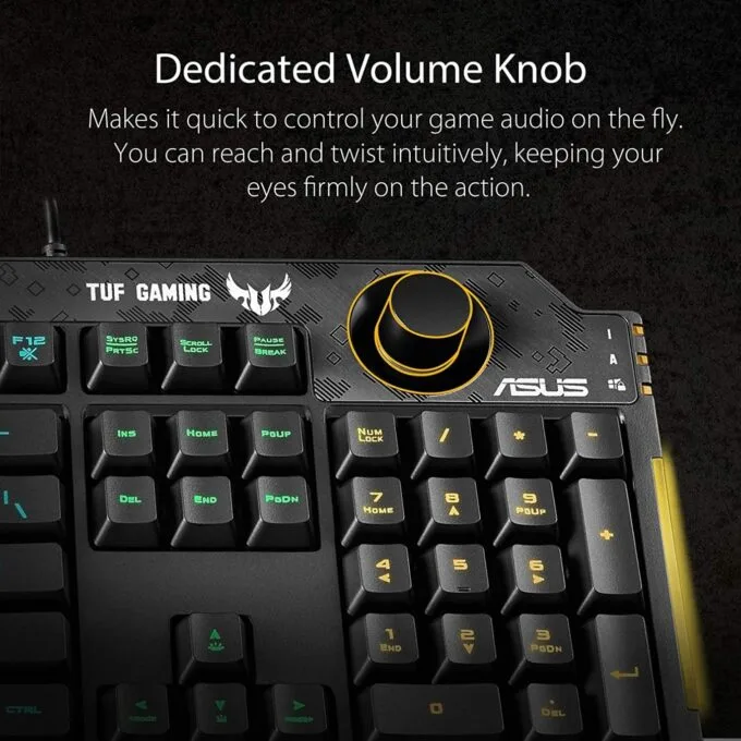 ASUS TUF Gaming K1 Membrane Gaming Keyboard — image 4