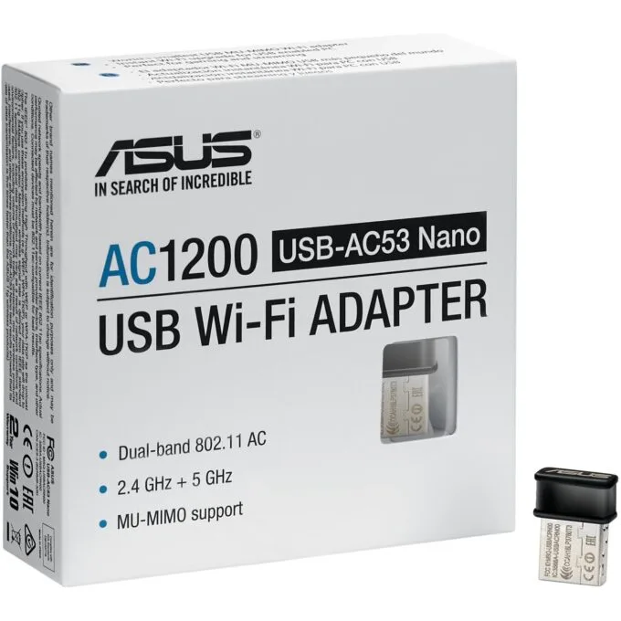 ASUS USB-AC53 Nano - USB-AC53 Nano - Dual-band Wireless USB 3.0 Adapter — image 3