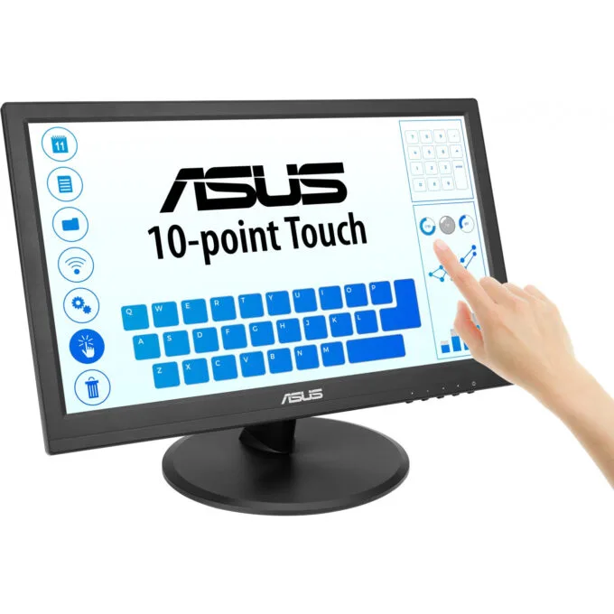 ASUS VT169HE Touch Monitor - 15.6" FHD (1920x1080) IPS, 10-Point Multi-Touch, HDMI & VGA, Tabletop Stand, Black — image 6