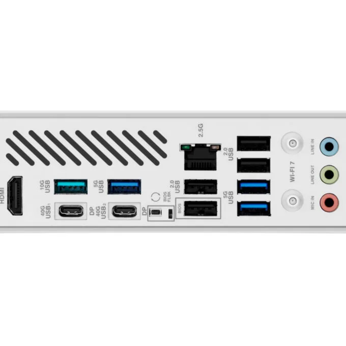 ASUS X870 MAX Gaming WiFi 7 - AM5 ATX Motherboard, DDR5 up to 8000MHz, 4x DIMM, 256GB, PCIe 5.0, White — image 7