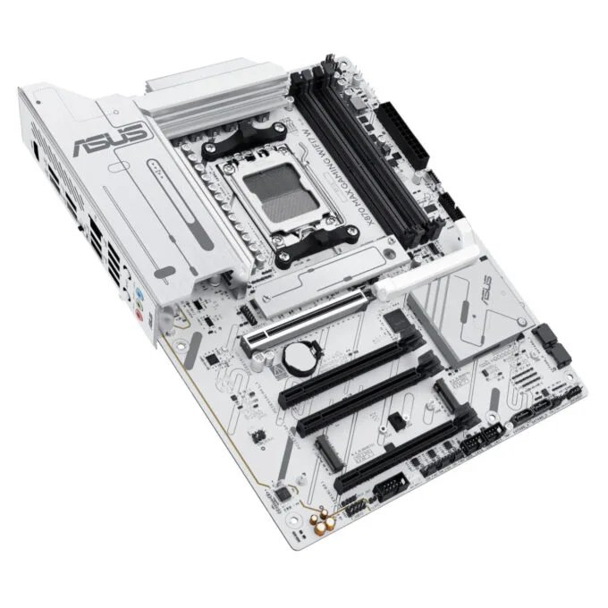 ASUS X870 MAX Gaming WiFi 7 - AM5 ATX Motherboard, DDR5 up to 8000MHz, 4x DIMM, 256GB, PCIe 5.0, White — image 5