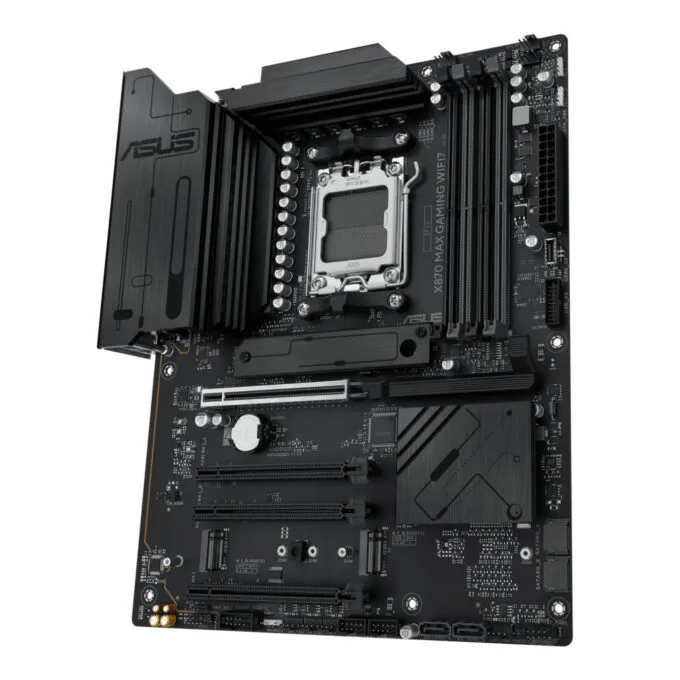 ASUS X870 MAX Gaming WiFi 7 - AM5 Socket - DDR5, ATX, 4x DIMM, 3x M.2, 2.5Gb LAN, Black — image 7