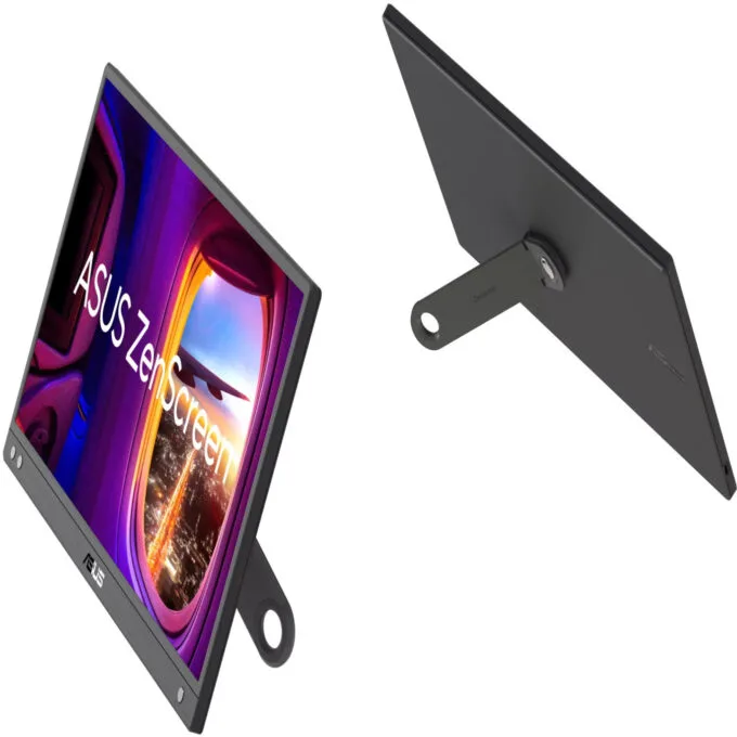 ASUS ZenScreen MB166CR - 15.6" (39.6 cm) FHD IPS Portable Monitor - USB-C - Black — image 1