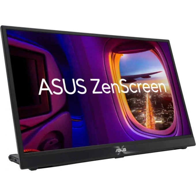 ASUS ZenScreen MB17AHG - 17.3in FHD IPS Portable Monitor - Black, HDMI 1.4 & 2x USB-C, 144Hz, 5ms — image 2