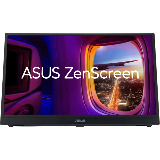 ASUS ZenScreen MB17AHG - 17.3in FHD IPS Portable Monitor - Black, HDMI 1.4 & 2x USB-C, 144Hz, 5ms — image 1