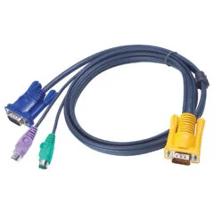 ATEN 2L-5202P KVM-Kabel VGA PS 2 schwarz 1.8m