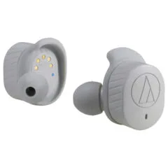 audio-technica ATH-SPORT7TW True Wireless IE Headphones grey