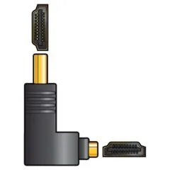 Av:Link HDMI Right Angle Adaptor - 122.399UK - HDMI Right Angle Adaptor