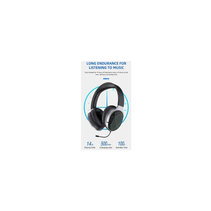 Awei A799BL Bluetooth 5.0 Gaming Headset - Stereo, 14h Battery — image 2