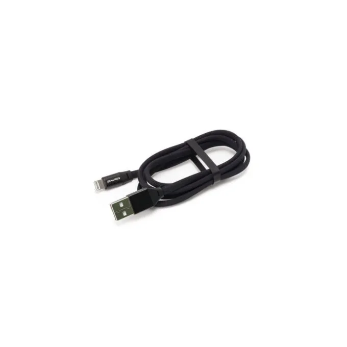 Awei CL-97 Lightning to USB-A Cable - Braided 1m, 2A Fast Charging — image 2