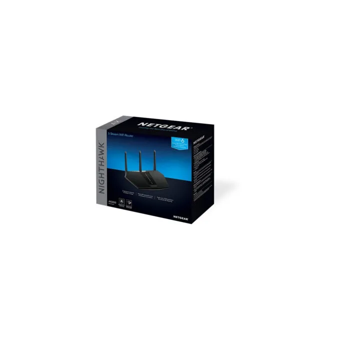 AX2400 AX 5-STREAM WIFI6 ROUTER - RAX30 - Black, 1500 MHz, 3-core — image 2