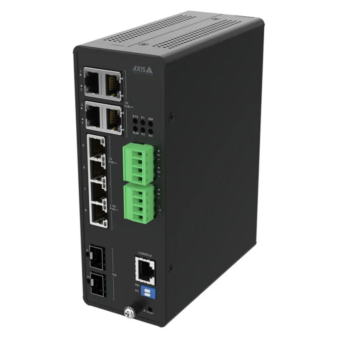 Axis Industrial PoE++ Switch D8208-R — image 1
