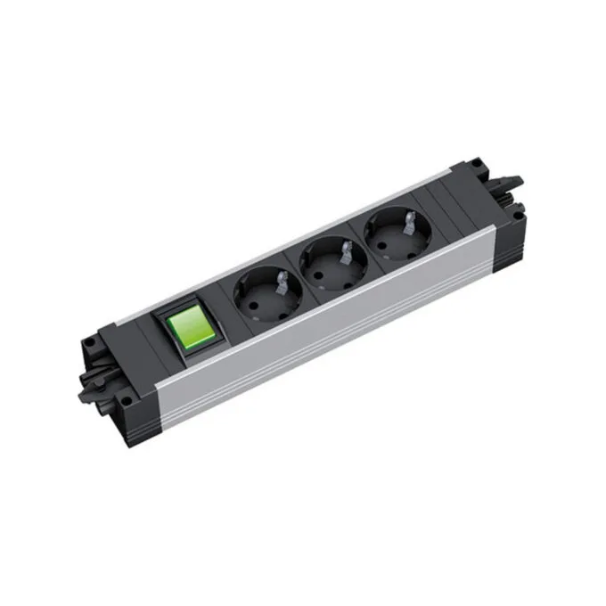 BACHMANN STEP ALU 3xCEE7 3 1xSchalter GST18 — image 1