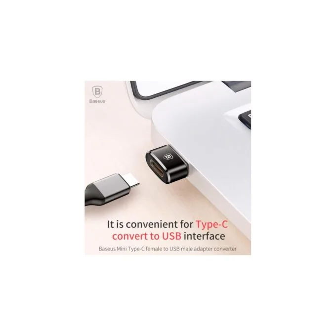 Baseus Adaptor USB-C Female to USB-A Male - USB-C Female to USB-A Male — image 2