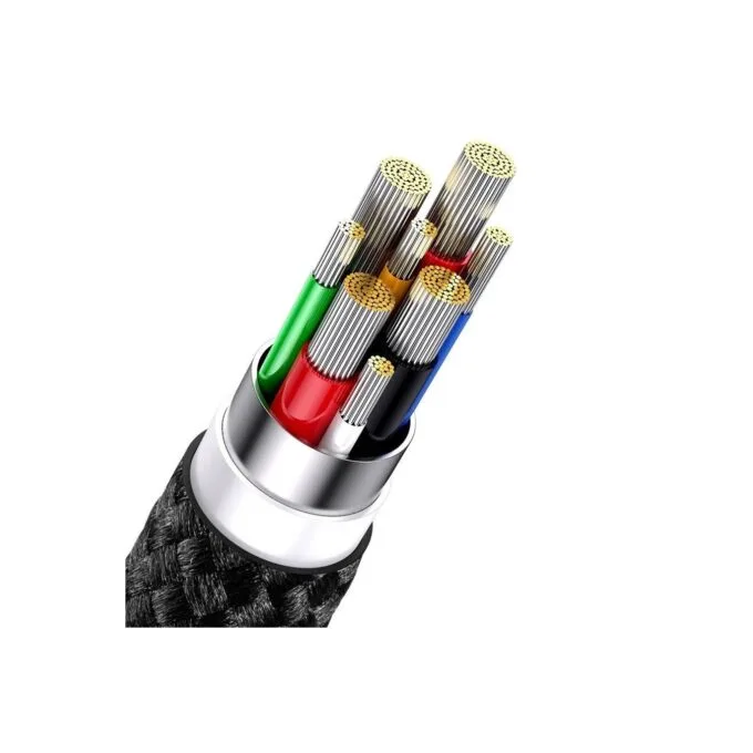 Baseus Cable - 3in1 USB-C Micro Light Flash Series - USB-C 1.5m Black — image 5