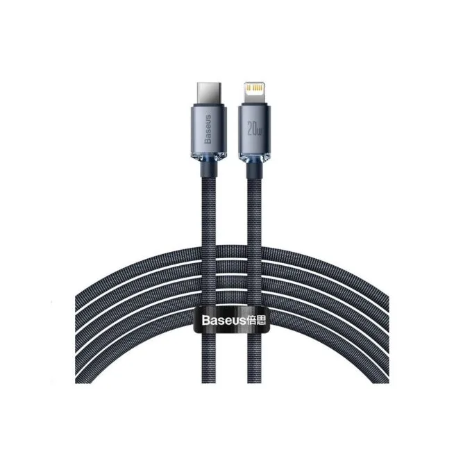Baseus Cable Lightning to USB-C Crystal Series - 2.0m — image 1