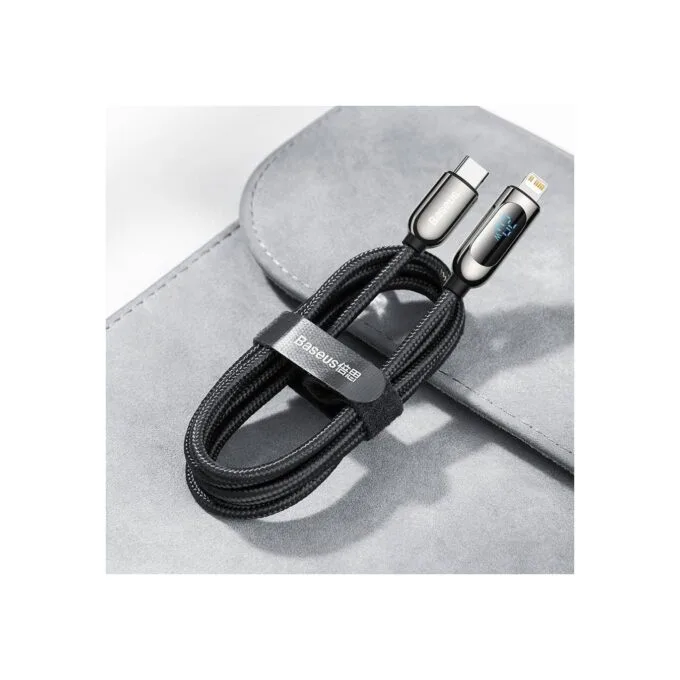 Baseus Cable Lightning to USB-C - Display, 20W, 1m, Black — image 4