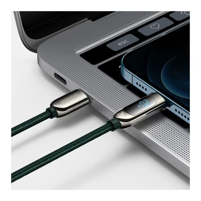 Baseus Cable Lightning to USB-C - Display, 20W, 1m, Black — image 5