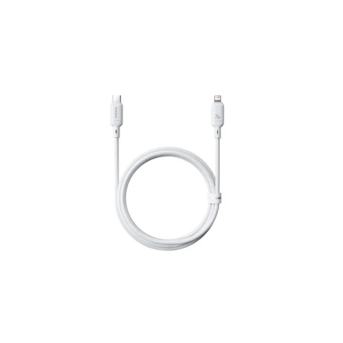 Baseus Cable Silky Series - Lightning to USB-C - 2.0m - White — image 2