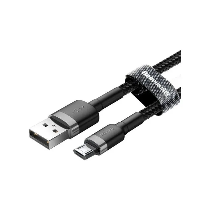 Baseus Cafule Braided MicroUSB Cable 2A 3.0m Black — image 2
