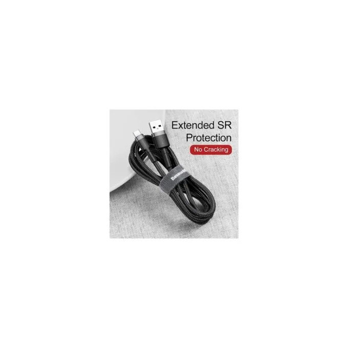 Baseus Cafule Braided Type-C Cable - 3.0A 0.5m Grey — image 11