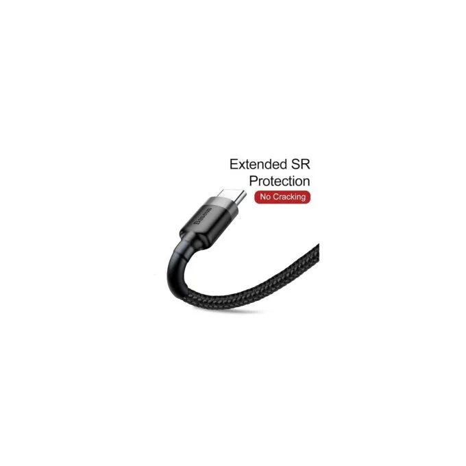 Baseus Cafule Braided Type-C Cable - 3.0A 0.5m Grey — image 13