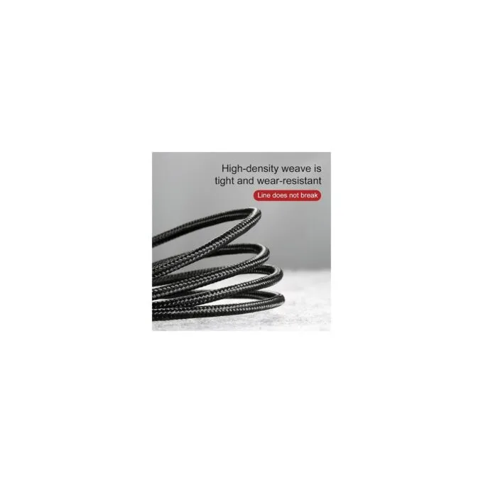 Baseus Cafule Braided Type-C Cable - 3.0A 0.5m Grey — image 14