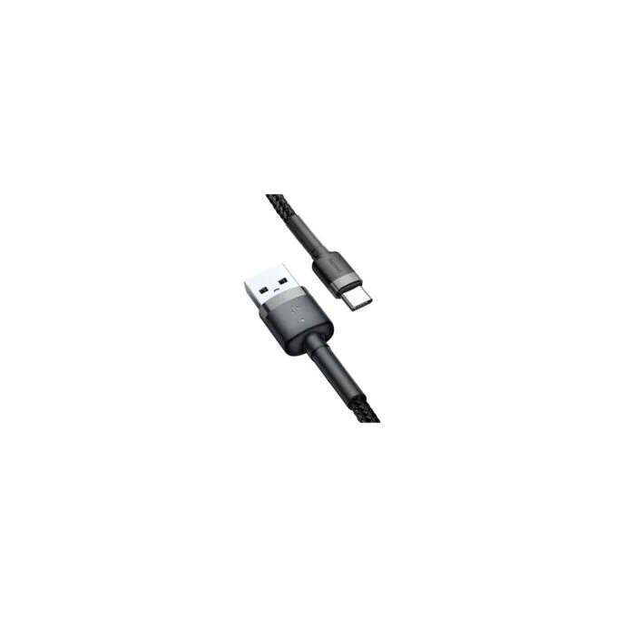 Baseus Cafule Braided Type-C Cable - 3.0A 0.5m Grey — image 1