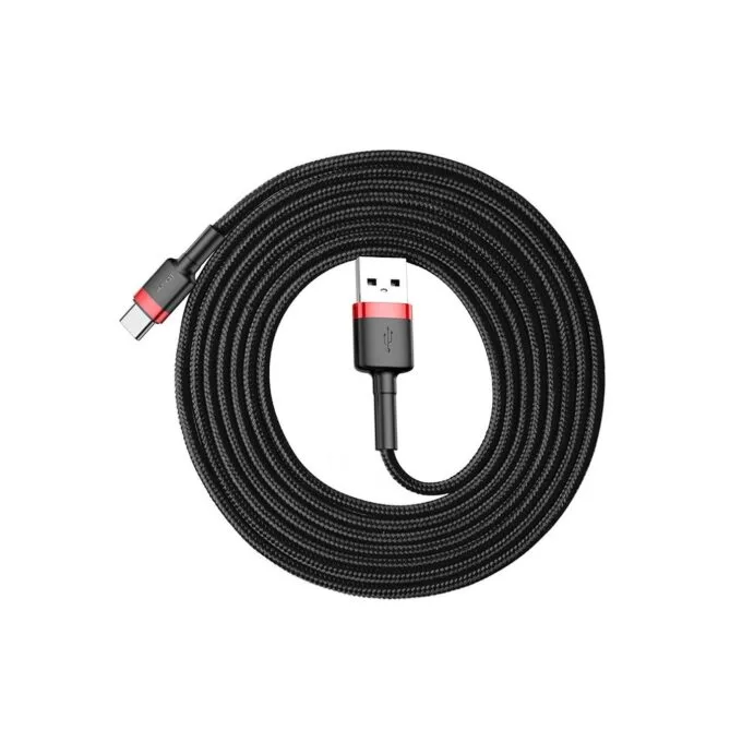 Baseus Cafule Braided USB-A to Type-C Cable 2A 3m Black — image 3