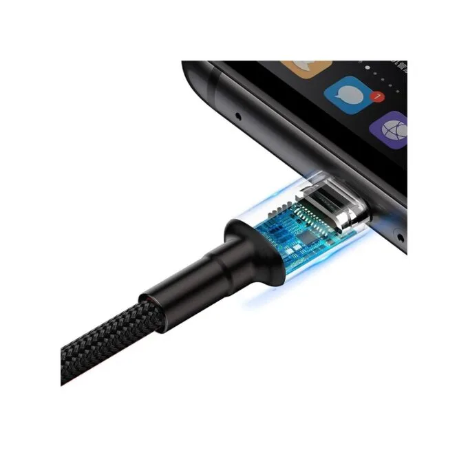 Baseus Cafule HW Type-C Cable - 5A 1m Grey-Black — image 2