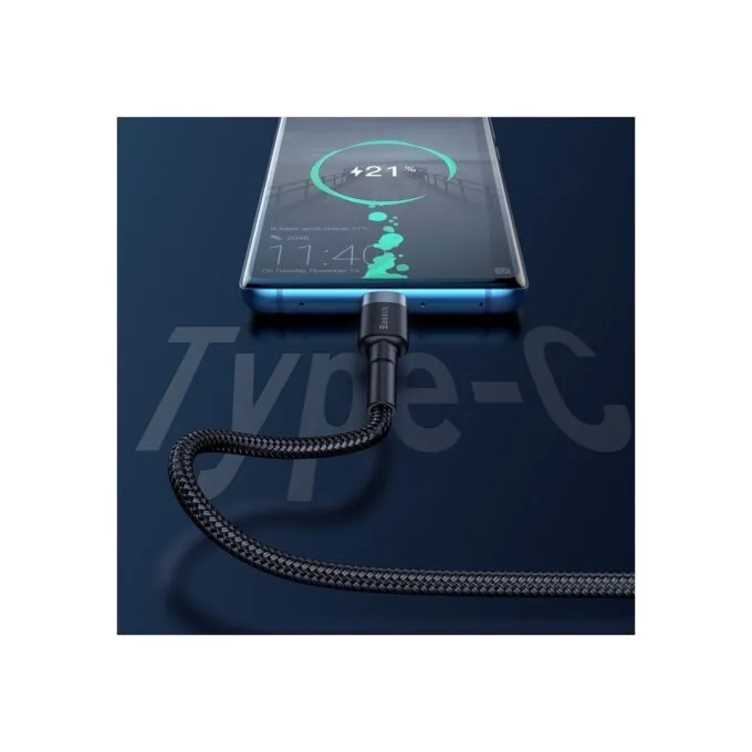 Baseus Cafule HW Type-C Cable - 5A 1m Grey-Black — image 3