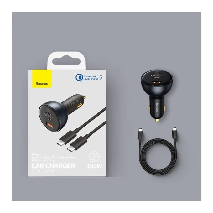 Baseus Car Charger - 160W Qualcomm Quick Charge 5 — image 7