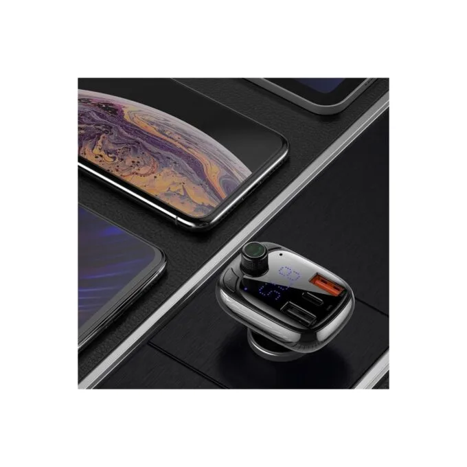 Baseus Car FM Transmitter-Charger 36W USB BT SD - S13 - Car FM Transmitter-Charger 36W USB BT SD — image 8