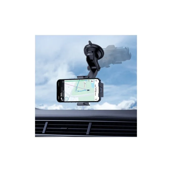 Baseus Car Holder Dash Wind UltraControl Go Series - Black — image 3