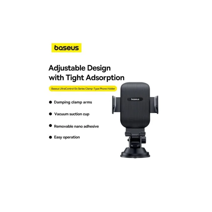 Baseus Car Holder Dash Wind UltraControl Go Series - Black — image 5