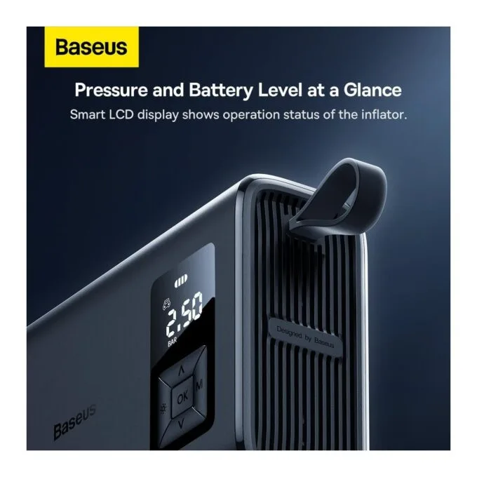 Baseus Car Inflator Pump - Wireless MEGA ENERGY — image 2