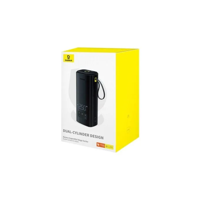 Baseus Car Inflator Pump - Wireless SUPER MINI MEGA Double Cylinder — image 5