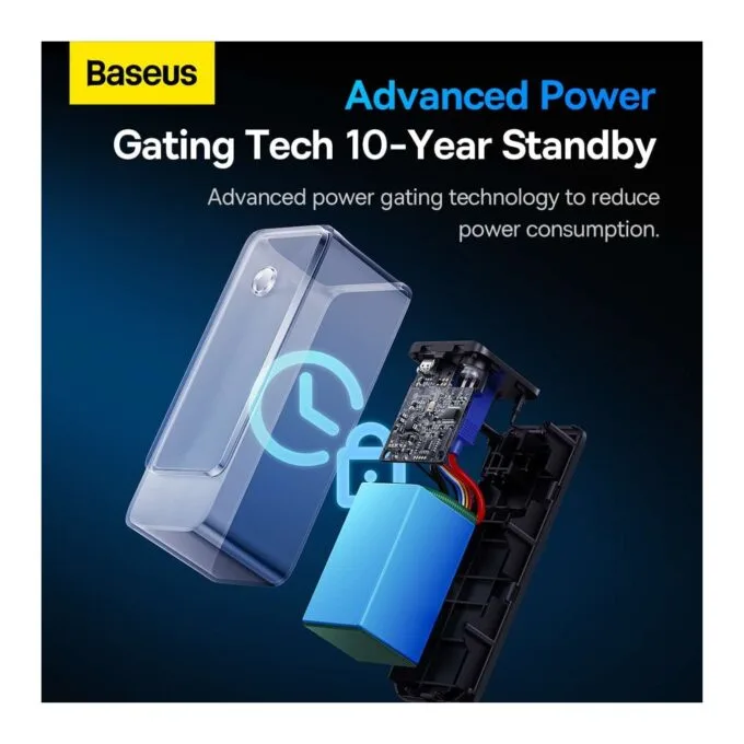 Baseus Car Jump Start Booster & Powerbank - ALPHA Black - 6000mAh - 600A — image 7