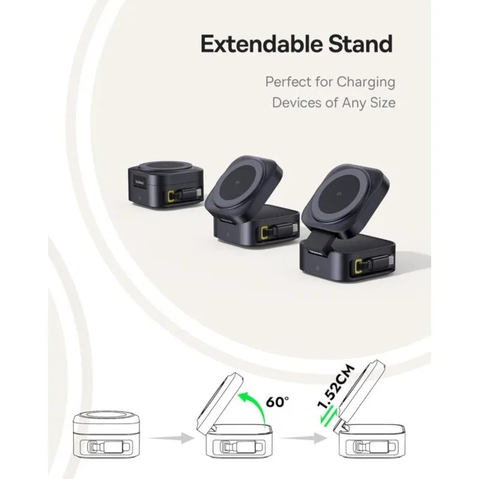 Baseus Charger - Desktop Wireless+Wired 67W PicoGo Series — image 3