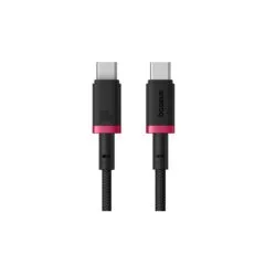 Baseus Dura USB-C to USB-C Cable 1.0m 100W Nylon Braided Black+Red