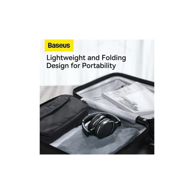 Baseus Encok Wireless Headphone - D02 Pro - Black — image 4