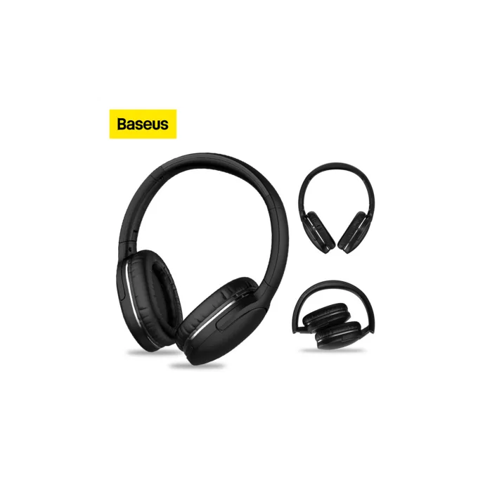 Baseus Encok Wireless Headphone - D02 Pro - Black — image 1
